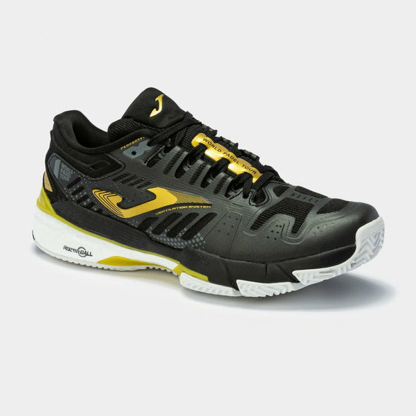 Joma Padel Shoes - Slam 2201 Black and Gold