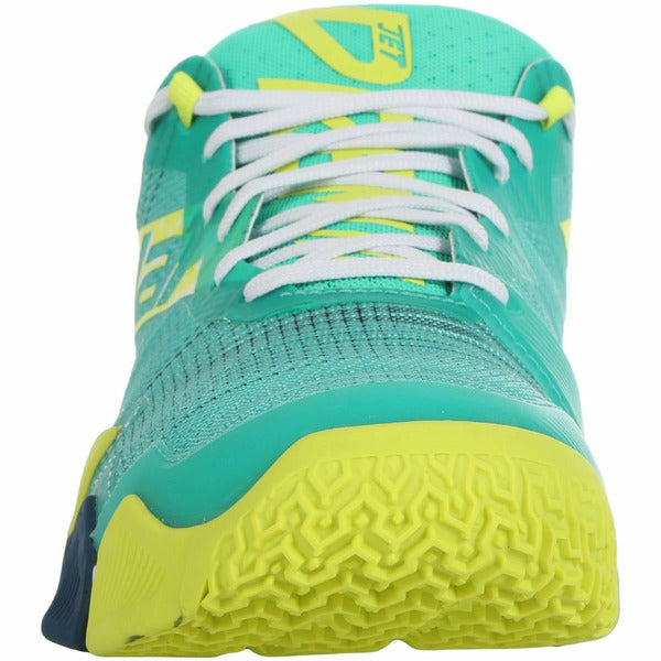 Babolat Padel Shoes - Jet Premura Green and Yellow