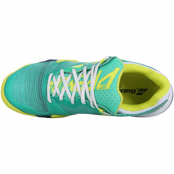 Babolat Padel Shoes - Jet Premura Green and Yellow