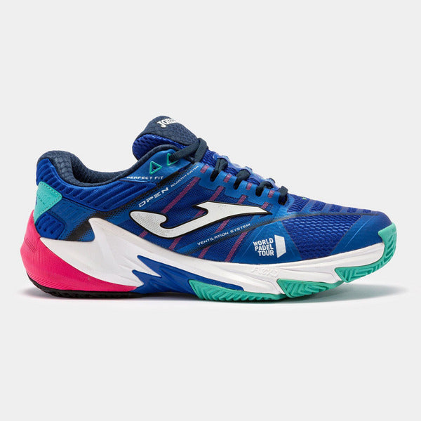 Joma Padel Shoes - Open 2204 Blue and Turquoise