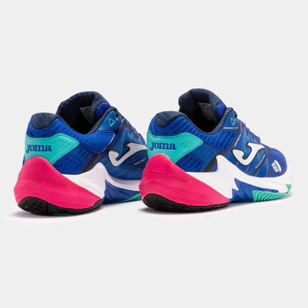 Joma Padel Shoes - Open 2204 Blue and Turquoise