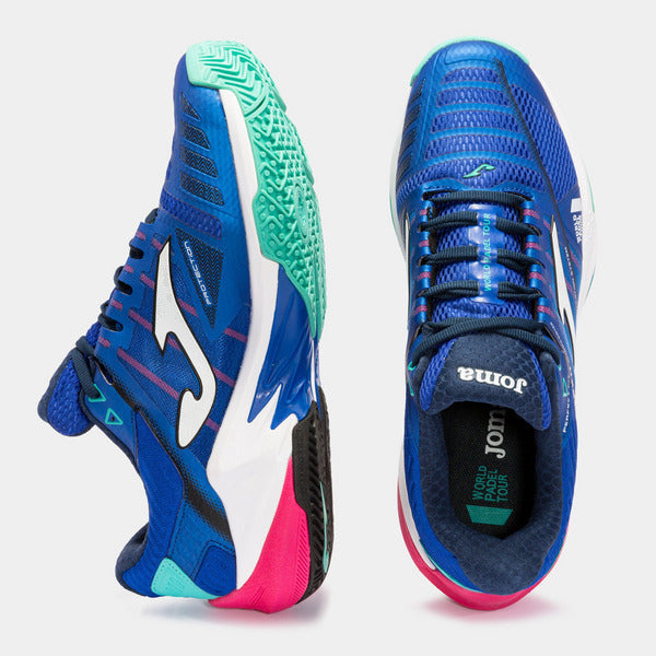 Joma Padel Shoes - Open 2204 Blue and Turquoise