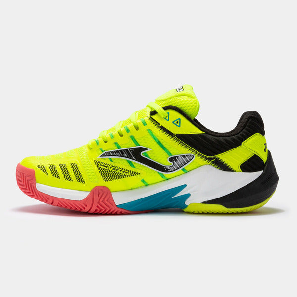 Joma Padel Shoes - Open 2209 Lemon Fluor Black