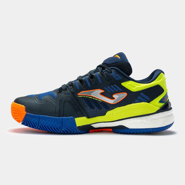 Joma Padel Shoes - Slam 2204 Royal Lemon Fluor