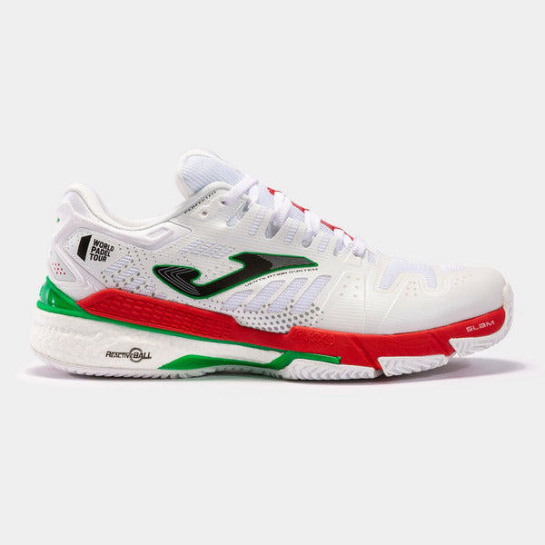 Joma Padel Shoes - Slam 2202 White Red