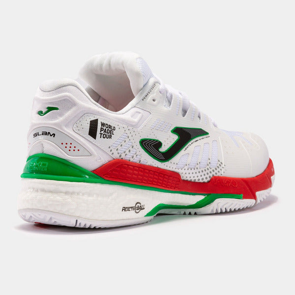 Joma Padel Shoes - Slam 2202 White Red