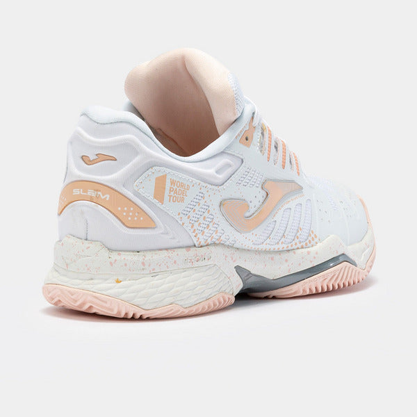 Joma Padel Shoes - Slam Lady 2207 White Light Pink