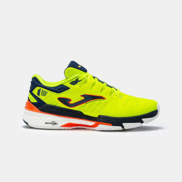Joma Padel Shoes - Slam 2209 Lemon Fluor Navy