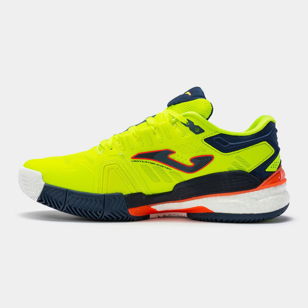 Joma Padel Shoes - Slam 2209 Lemon Fluor Navy