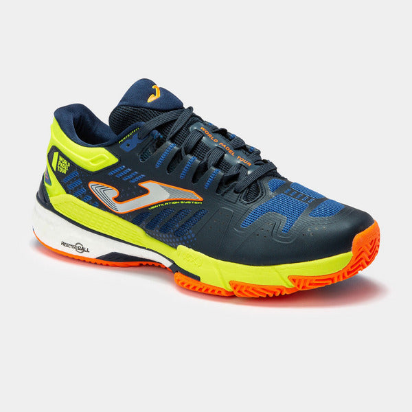 Joma Padel Shoes - Slam 2204 Royal Lemon Fluor