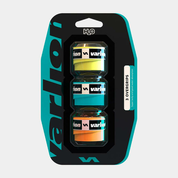 Varlion overgrips Multicolor H2O 3 pieces pack