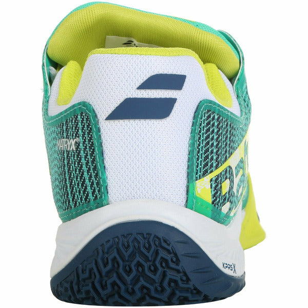 Babolat Padel Shoes - Jet Premura Green and Yellow