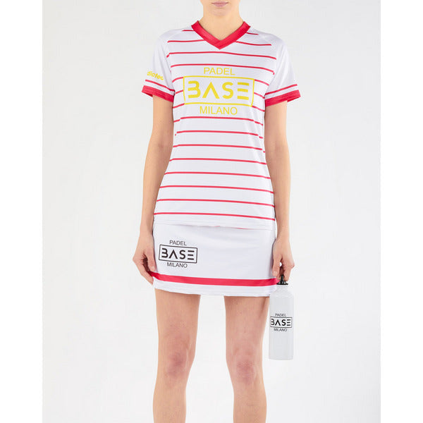 Base Padel - T-shirt Row - Carbon or Recycled Fabric - Donna