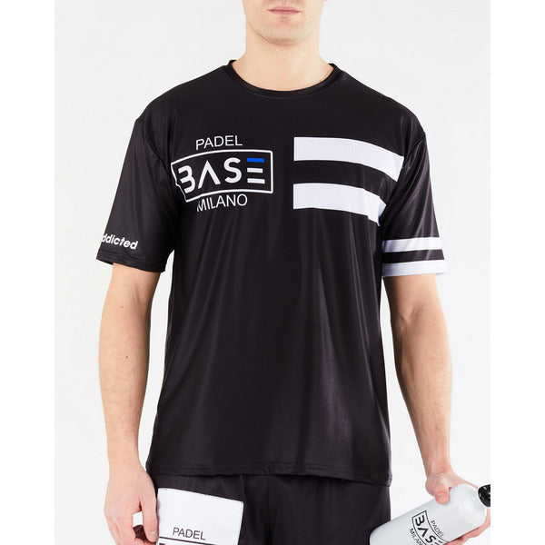 Padel Base - T-shirt Square - Carbon or Recycled Fabric