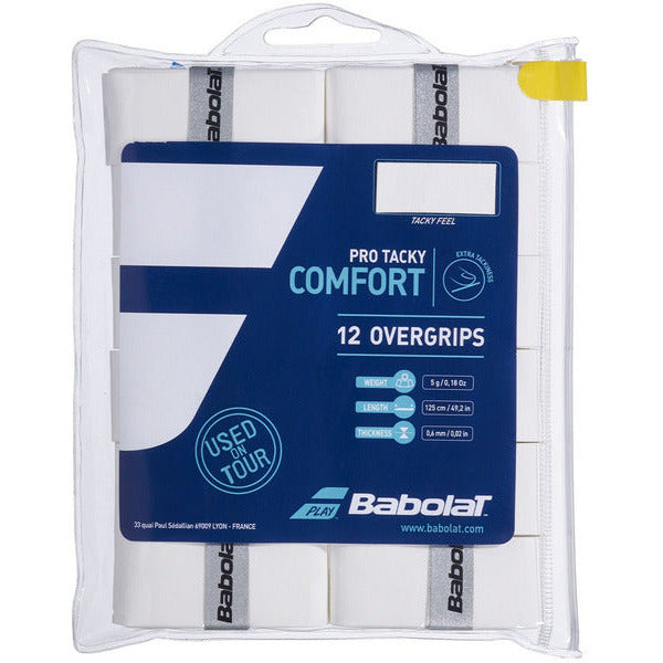 Babolat PRO Tacky Overgrip X 12 pezzi bianco