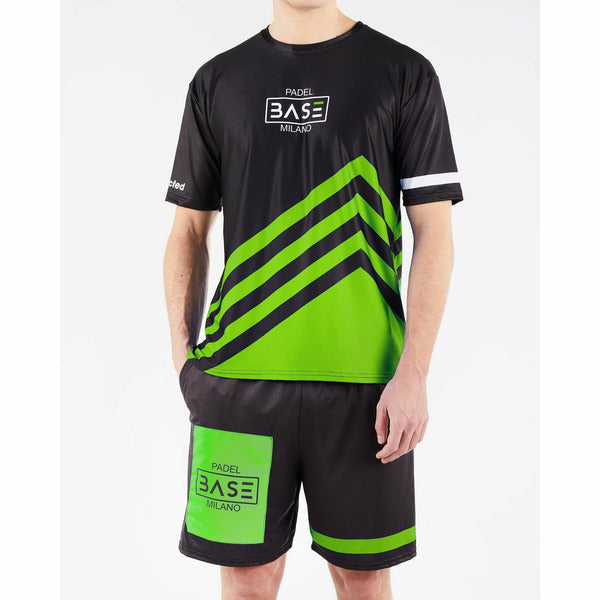 Padel Base - T-shirt Pyramid - Carbon or Recycled Fabric